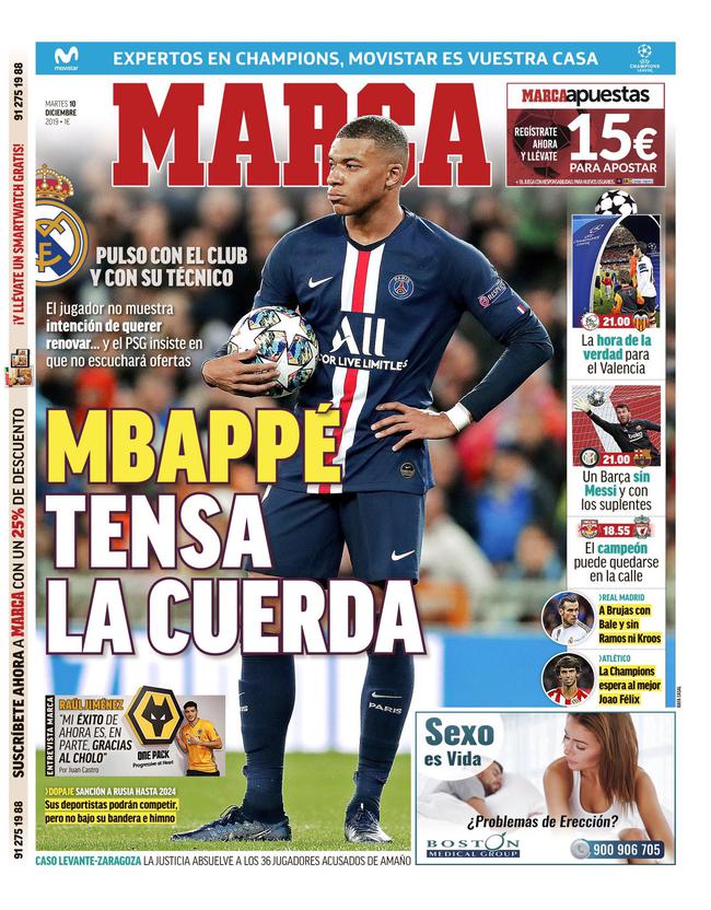 马卡：皇马患有“姆巴佩依赖症”，进攻模式重复且单一（马卡报：皇马过度依赖姆巴佩，进攻套路单一且雷同）